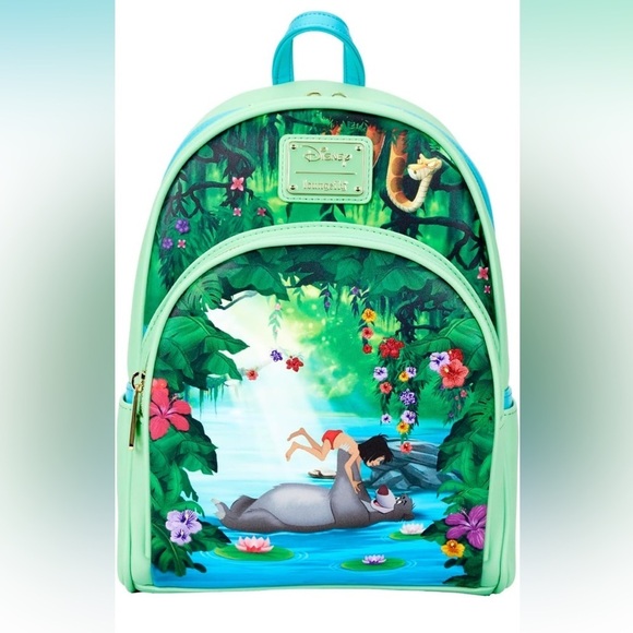 ??NWT-Loungefly Disney Jungle Book Bare Necessities Backpack?? main image 7